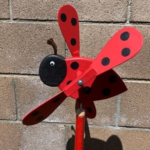 Ladybug Whirlygig Custom Made